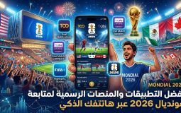 أفضل التطبيقات والمنصات الرسمية لمتابعة كأس العالم 2026 عبر هاتفك الذكي