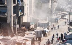إصابات جراء غارة جوية إسرائيلية استهدفت مركز إيواء غرب مدينة غزة