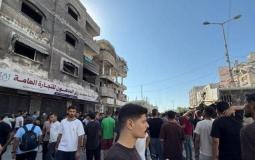 الشقة التي استهدف فيها نسمان مع عائلته بحي النصر غرب مدينة غزة