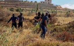 اعتداءات المستوطنين على مواطنين بالضفة