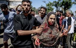من الاستهداف الأخير في غزة اليوم