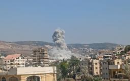 القصف على جنوب لبنان