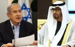 محمد بن زايد ونتنياهو