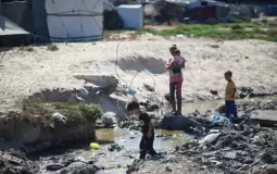 أزمة الصرف الصحي في غزة