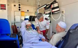 الهلال الأحمر يشارك في إجلاء المرضى للعلاج خارج قطاع غزة