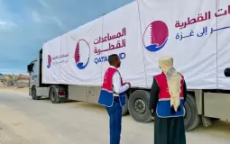 المساعدات القطرية لقطاع غزة