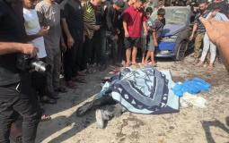 غارة جوية على حي النصر غرب مدينة غزة