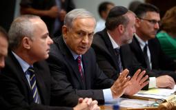 رئيس الوزراء الإسرائيلي بنيامين نتنياهو  يترأس اجتماع الكابينيت الاسرائيلي - أرشيفية