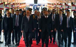 ل رئيس الوزراء الفلسطيني رامي الحمد الله يصل بيروت للمشاركة في القمة العربية الاقتصادية