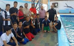 انطلاق بطولة الجامعات للسباحة في غزة