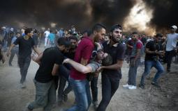 أحد مصابي جمعة انتفاضة القدس شرق قطاع غزة