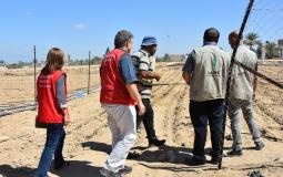 وفد الوكالة الاسبانية 