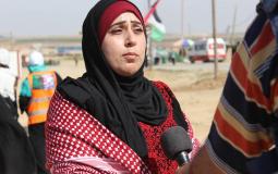 أريج الأشقر : المرأة الفلسطينية مستمرة في المطالبة بالعودة وكسر الحصار 