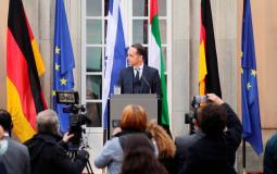 مؤتمر صحفي لوزراء خارجية إسرائيل والامارات وألمانيا