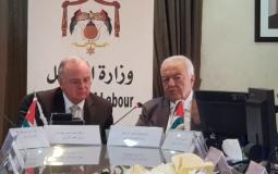 وزير العمل ونظيره الأردني يبحثان تعزيز التعاون المشترك