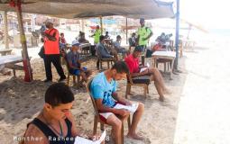 الدفاع المدني بغزة يخرج ثلاث دورات انقاذ وسلامة مائية