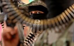 عنصر في كتائب القسام الذراع المسلح لحركة حماس في غزة