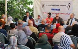 ورشة حول عمل أزمة الرسوم الجامعية في غزة