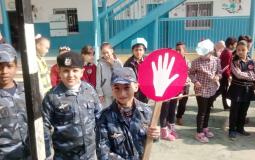 أريحا: يوم مروري للتعريف بمهام الشرطة في مدرسة بنات عمران