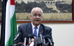  أمين سر اللجنة التنفيذية لمنظمة التحرير الفلسطينية صائب عريقات