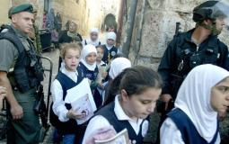 انتهاكات الاحتلال بحق طلاب المدارس في فلسطين