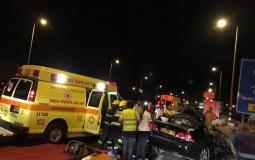 إصابات في حادث سير  داخل أم الفحم "أرشيف"