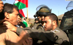 زياد ابو عين يواجه قوات الاحتلال - ارشيفية