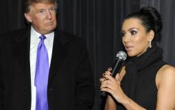 كيم كارداشيان - الرئيس الأمريكي دونالد ترامب