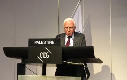 الاحمد خلل القاء كلمة فلسطين في الجمعية العامة للاتحاد البرلماني الدولي