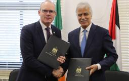 وزير التربية والتعليم مروان عورتاني ووزير خارجية إيرلندا يوقعان اتفاقية لدعم خطة التعليم الاستراتيجية