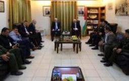 رئيس الوزراء ووزير الداخلية رامي الحمد لله يتراس اجتماع امني 