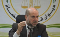 محمود الهباش قاضي قضاة فلسطين - أرشيفية -