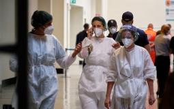 ممرضات يواجهون فيروس كورونا 