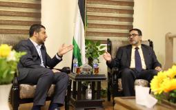 رئيس بلدية جباليا النزلة يستقبل مدير الأونروا في شمال غزة