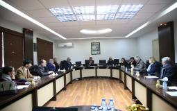 وفد من البرلمان الفرنسي والقنصلية الفرنسية بالقدس يزور برنامج غزة