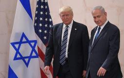 بنيامين نتنياهو رئيس الحكومة الإٍسرائيلية ودونالد ترامب الرئيس الأمريكي