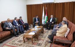قيادة حماس تجتمع مع المخابرات المصرية في غزة