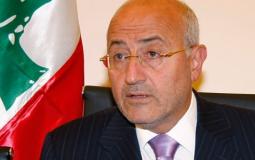  الوزير اللبناني السابق غازي العريضي
