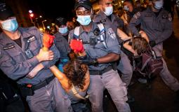 الشرطة الإسرائيلية تعتقل المتظاهرين- أرشيفية