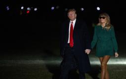 دونالد ترامب مع زوجته ميلانا