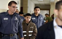القاصرين في سجون الاحتلال