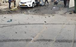 انفجار سيارة في كفر قاسم