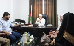  النائب يونس الأسطل يستقبل وفدًا من مبادرة المشاريع التنموية