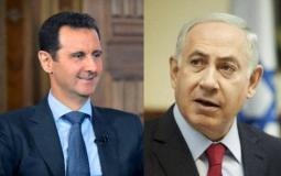 نتنياهو وبشار الأسد