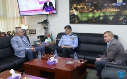 اللواء حازم عطالله والسفير الروسي