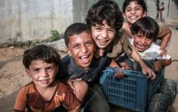 أطفال فلسطينيون في غزة