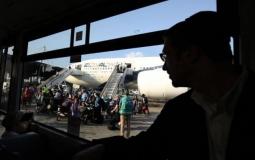 توقف حركة الطيران في مطار اللد