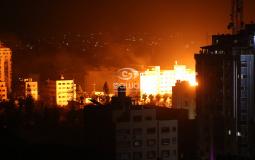 غارة اسرائيلية على غزة