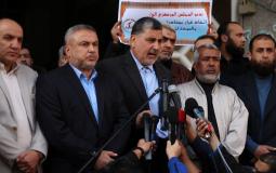 مؤتمر صحفي لفصائل المقاومة في قطاع غزة