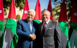 الرئيس الفلسطيني وعاهل الأردن